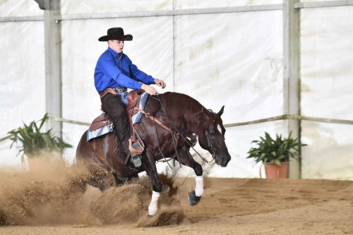 Futurity Toscano e 6 tappa TRHA 2018 - DEJORI MAXIMILLAN su MAJESTIC OKIE di DEJORI KATHARINA con score 70