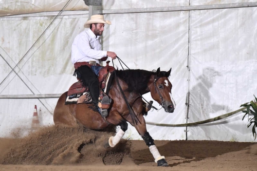 Futurity Toscano e 6 tappa TRHA 2018 - POLI BARBERIS GIACOMO su SNAPPERGINA di BAUER LISBETH con score 74,5